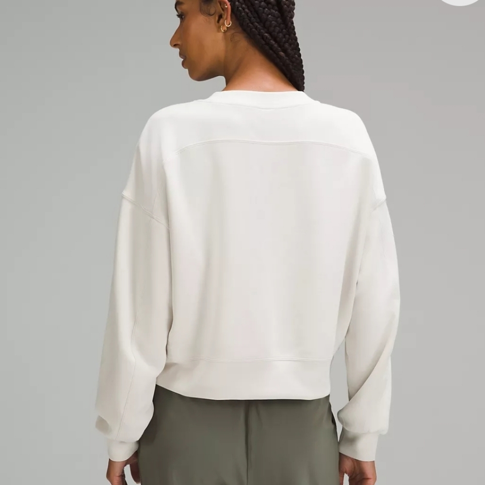 Lululemon Softstreme Perfectly Oversized Cropped Size 8 - Picture 2 of 9